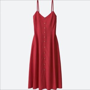 Uniqlo x Ines De La Fressange Red Slip Dress